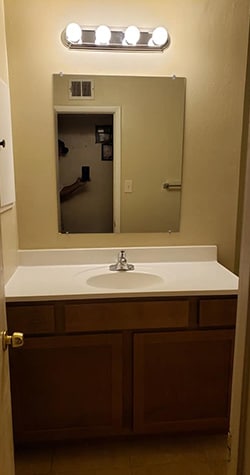 Bathroom Mirror After